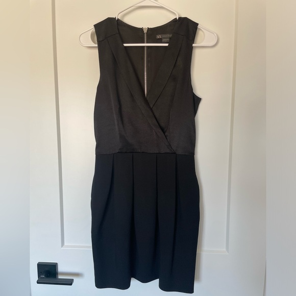 Armani Exchange Black Sleeveless Dress – Size 2 - Picture 1 of 8